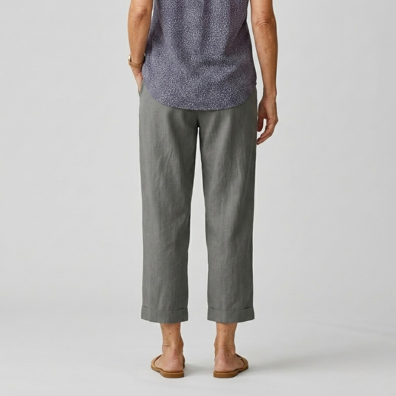 Loose Fit Cropped Pants