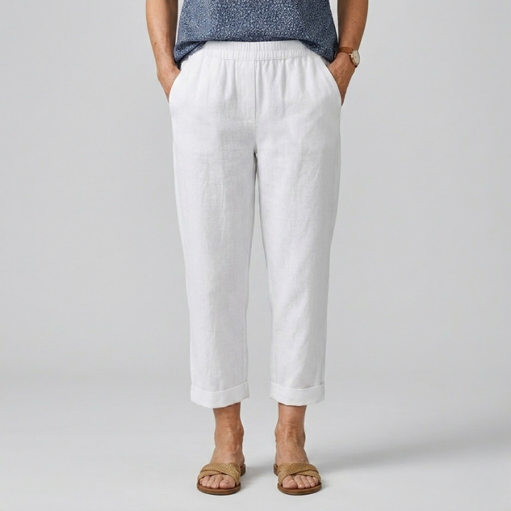 Loose Fit Cropped Pants
