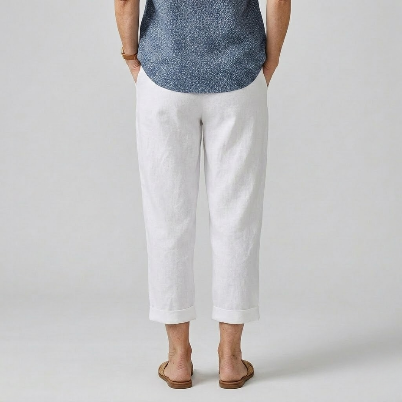 Loose Fit Cropped Pants